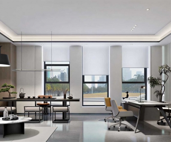 New Chinese Style Manager's Office-ID:975241909