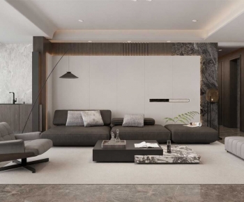 Modern A Living Room-ID:864634999
