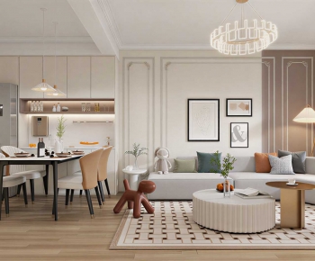 Modern A Living Room-ID:666826018