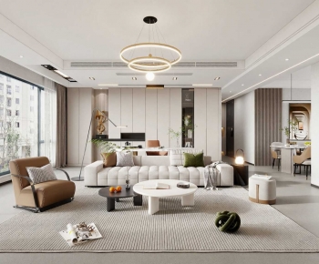 Modern A Living Room-ID:545259952