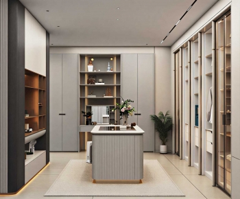 Modern Clothes Storage Area-ID:479229938