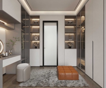 Modern Clothes Storage Area-ID:889461042