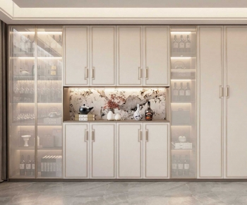 New Chinese Style Wine Cabinet-ID:425403122