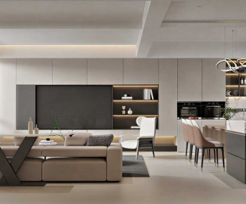 Modern A Living Room-ID:790934097