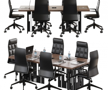 Modern Office Desk And Chair-ID:703229947