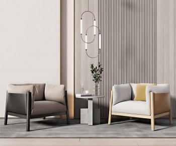 Modern Single Sofa-ID:327948097