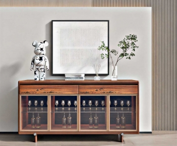 New Chinese Style Wine Cabinet-ID:455037126