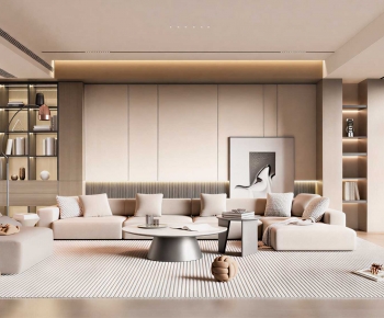 Modern A Living Room-ID:471802956