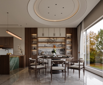 New Chinese Style Dining Room-ID:362247949