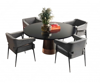Modern Dining Table And Chairs-ID:421937943