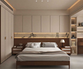 New Chinese Style Bedroom-ID:953798065