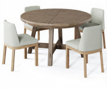 Modern Dining Table And Chairs-ID:988219029