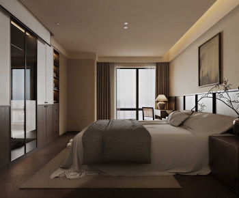 Wabi-sabi Style Bedroom-ID:286043889