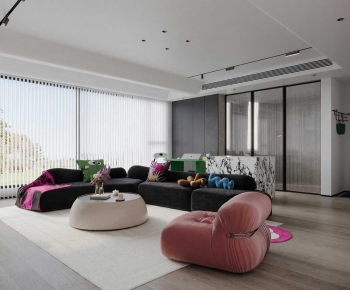 Modern A Living Room-ID:295900116