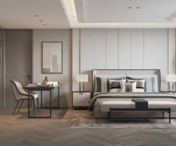 New Chinese Style Bedroom-ID:455817949