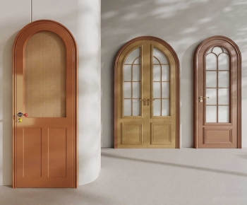 French Style Single Door-ID:611450918