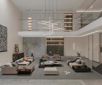 Modern A Living Room-ID:361459974