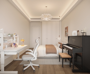 Modern Girl's Room Daughter's Room-ID:698735003