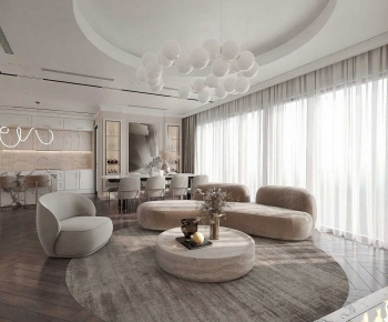 Modern A Living Room-ID:350675117