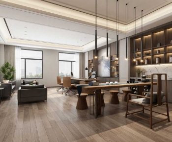 New Chinese Style Manager's Office-ID:362027887