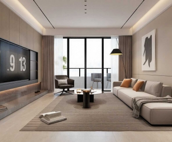 Modern A Living Room-ID:313069855