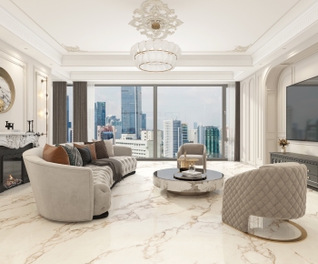 French Style A Living Room-ID:315339099