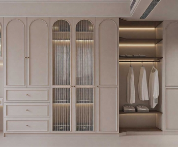 Modern Clothes Storage Area-ID:371800908