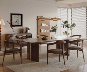 Modern Dining Table And Chairs-ID:717096095