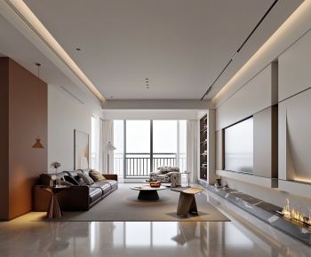 Modern A Living Room-ID:673587088