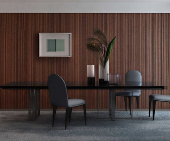 Modern Dining Table And Chairs-ID:395781043