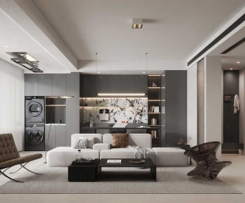 Modern A Living Room-ID:793859007