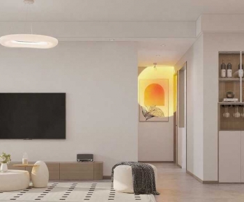 Modern A Living Room-ID:410449039