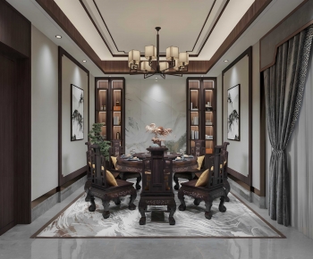 Chinese Style Dining Room-ID:382175924