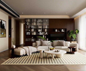 Modern A Living Room-ID:540864947
