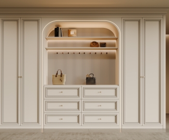 French Style Shoe Cabinet-ID:189589023