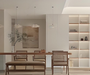 Wabi-sabi Style Dining Room-ID:842974903