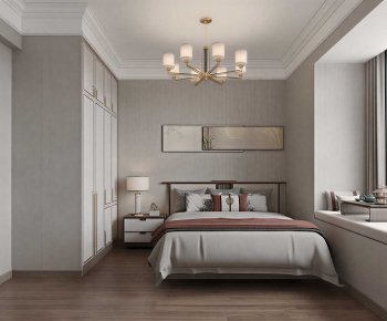 New Chinese Style Bedroom-ID:784394987