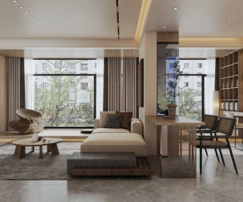 Modern A Living Room-ID:378197912