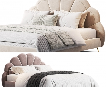 Modern Double Bed-ID:613055945