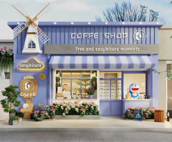 Modern Facade Element-ID:668865926