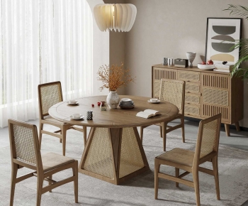 Modern Dining Table And Chairs-ID:257019044