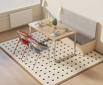 Nordic Style Dining Table And Chairs-ID:873004914