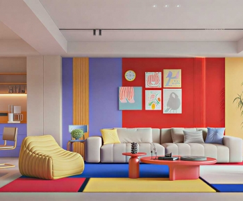 Modern A Living Room-ID:995306026