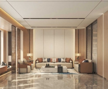 New Chinese Style Lobby Hall-ID:683829826