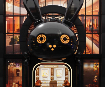 Modern Facade Element-ID:984134918