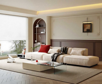 Modern A Living Room-ID:709698923