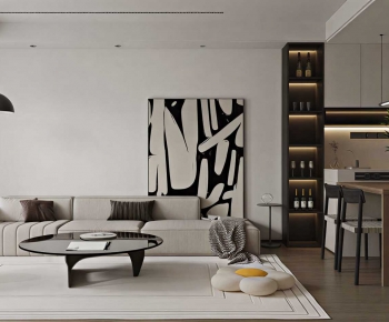 Modern A Living Room-ID:487133035