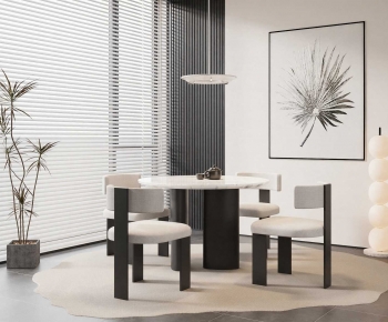 Modern Dining Table And Chairs-ID:688930994