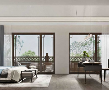 New Chinese Style Bedroom-ID:911803014