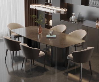 Modern Dining Table And Chairs-ID:888447055